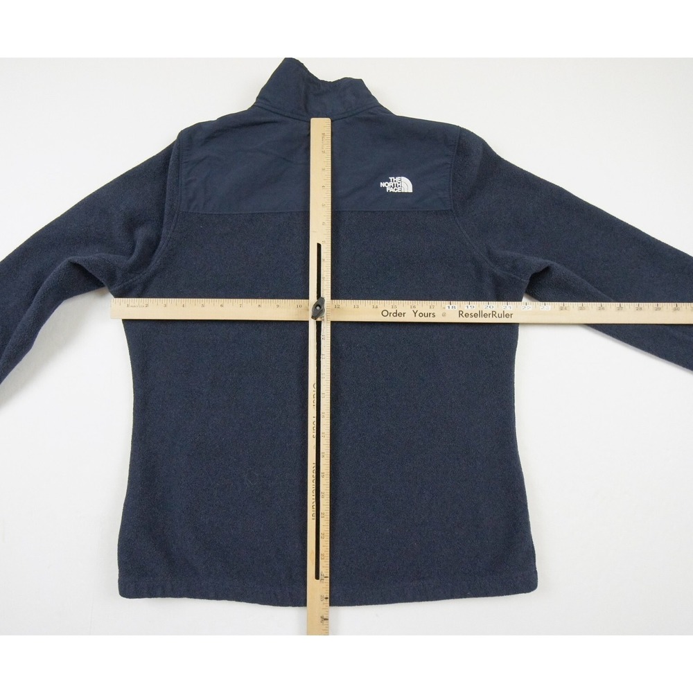 North Face Sweater Womens Large Blue Fleece 1/2 Zip Pullover Outdoors Ladies - Picture 9 of 12
